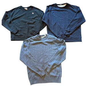 Bundle of 3 Pull Over Men's Sweater (Large) Free Shipping!